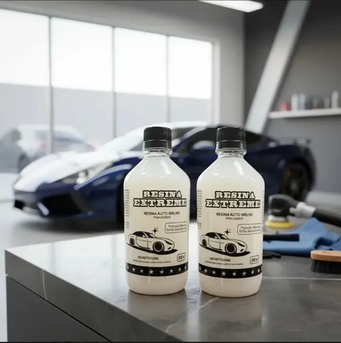 Resina Extreme em garagem com supercarro